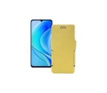 Купить - чехол для смартфона  Чехол-книга из экокожи для телефона Huawei Nova Y70 Золотой