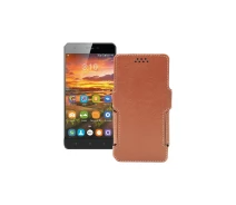 Купить - чехол для смартфона  Чехол-книга из экокожи для телефона S-Tell M510 Коричневый