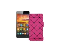 Купить - чехол для смартфона  Чехол-книга из экокожи для телефона S-Tell M510 Розовый ромб
