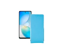 Купить - чехол для смартфона  Чехол-флип из экокожи для телефона Infinix Hot 12 Голубой
