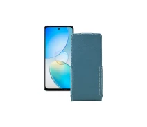 Купить - чехол для смартфона  Чехол-флип из экокожи для телефона Infinix Hot 12 Тм. Бирюзовый