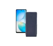 Купить - чехол для смартфона  Чехол-флип из экокожи для телефона Infinix Hot 12 Черный глянец