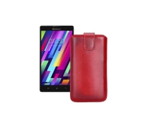 Купить - чехол для смартфона  Вытяжка из кожи для телефона Lenovo P90 Красный
