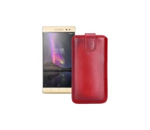Купить - чехол для смартфона  Вытяжка из кожи для телефона Lenovo Phab 2 Pro (PB2-690M) Красный