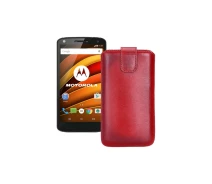 Купить - чехол для смартфона  Вытяжка из кожи для телефона Motorola Moto X Force (xt1580) Красный