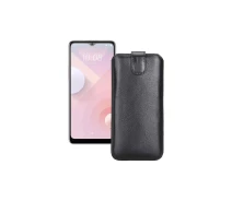Купить - чехол для смартфона  Вытяжка из кожи для телефона HTC Desire 20 Plus Черный