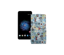 Купить - чехол для смартфона  Чехол-флип из экокожи для телефона S-Tell P771 Круги-цветные