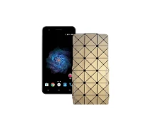 Купить - чехол для смартфона  Чехол-флип из экокожи для телефона S-Tell P771 Золотой ромб