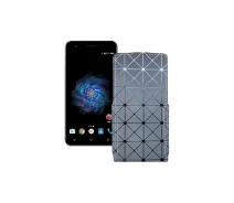 Купить - чехол для смартфона  Чехол-флип из экокожи для телефона S-Tell P771 Серый ромб