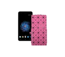 Купить - чехол для смартфона  Чехол-флип из экокожи для телефона S-Tell P771 Розовый ромб
