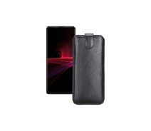 Купить - чехол для смартфона  Вытяжка из кожи для телефона Sony Xperia 1 III Черный