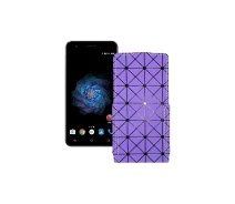 Купить - чехол для смартфона  Чехол-флип из экокожи для телефона S-Tell P771 Фиолетовый ромб