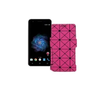 Купить - чехол для смартфона  Чехол-книга из экокожи для телефона S-Tell P771 Розовый ромб