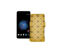 Купить - чехол для смартфона  Чехол-книга из экокожи для телефона S-Tell P771 Золотой ромб