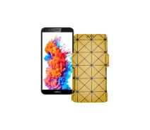Купить - чехол для смартфона  Чехол-книга из экокожи для телефона TP-Link Neffos C5 Plus Золотой ромб