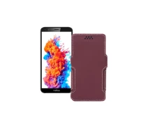 Купить - чехол для смартфона  Чехол-книга из экокожи для телефона TP-Link Neffos C5 Plus Бордовый