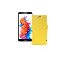 Купить - чехол для смартфона  Чехол-книга из экокожи для телефона TP-Link Neffos C5 Plus Желтый