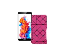 Купить - чехол для смартфона  Чехол-книга из экокожи для телефона TP-Link Neffos C5 Plus Розовый ромб