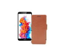 Купить - чехол для смартфона  Чехол-книга из экокожи для телефона TP-Link Neffos C5 Plus Коричневый