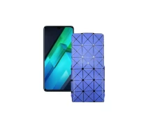 Купить - чехол для смартфона  Чехол-флип из экокожи для телефона Infinix Note 12 VIP Синий ромб