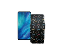 Купить - чехол для смартфона  Чехол-книжка из экокожи для телефона Vivo X27 Фэшн черный