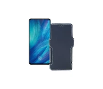 Купить - чехол для смартфона  Чехол-книга из экокожи для телефона Vivo X27 Черный глянец