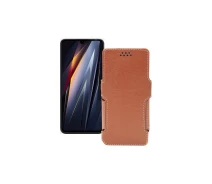 Купить - чехол для смартфона  Чехол-книга из экокожи для телефона Tecno Pova 4 Pro Коричневый