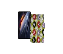 Купить - чехол для смартфона  Чехол-книга из экокожи для телефона Tecno Pova 4 Pro Камни-цветные
