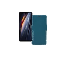Купить - чехол для смартфона  Чехол-книга из экокожи для телефона Tecno Pova 4 Pro Тм. Бирюзовый