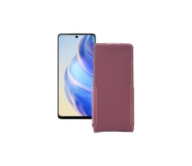 Купить - чехол для смартфона  Чехол-флип из экокожи для телефона Infinix Zero 5G 2023 Бордовый