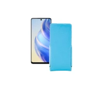 Купить - чехол для смартфона  Чехол-флип из экокожи для телефона Infinix Zero 5G 2023 Голубой