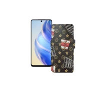 Купить - чехол для смартфона  Чехол-книга из экокожи для телефона Infinix Zero 5G 2023 Луи-Витон-коричневый