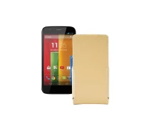 Купить - чехол для смартфона  Чехол-флип из экокожи для телефона Motorola Moto G XT1031 Бежевый