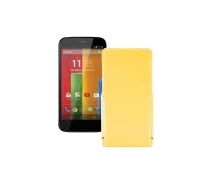 Купить - чехол для смартфона  Чехол-флип из экокожи для телефона Motorola Moto G XT1031 Желтый