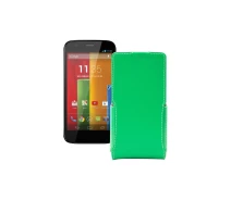 Купить - чехол для смартфона  Чехол-флип из экокожи для телефона Motorola Moto G XT1031 Зеленый