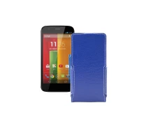 Купить - чехол для смартфона  Чехол-флип из экокожи для телефона Motorola Moto G XT1031 Синий