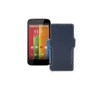 Купить - чехол для смартфона  Чехол-книга из экокожи для телефона Motorola Moto G XT1031 Черный глянец