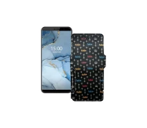 Купить - чехол для смартфона  Чехол-книга из экокожи для телефона Hafury A7 Фэшн черный