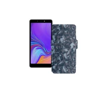 Купить - чехол для смартфона  Чехол-книга из экокожи для телефона Tecno Pop 2 Plus Хаки-синий