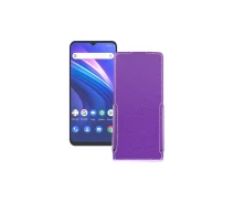 Купить - чехол для смартфона  Чехол-флип из экокожи для телефона Cubot P80 Фиолетовый