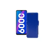 Купить - чехол для смартфона  Чехол-книга из экокожи для телефона Tecno Spark 6 Air Синий