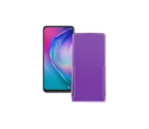 Купить - чехол для смартфона  Чехол-флип из экокожи для телефона Tecno Camon 15 Premier Фиолетовый