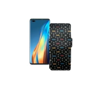 Купить - чехол для смартфона  Чехол-книга из экокожи для телефона Tecno Phantom X Фэшн черный