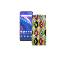Купить - чехол для смартфона  Чехол-флип из экокожи для телефона Cubot P80 Камни-цветные