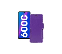 Купить - чехол для смартфона  Чехол-книга из экокожи для телефона Tecno Spark 6 Air Фиолетовый