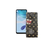 Купить - чехол для смартфона  Чехол-флип из экокожи для телефона Motorola Moto G (2023) Луи-Витон-коричневый