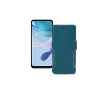 Купить - чехол для смартфона  Чехол-книга из экокожи для телефона Motorola Moto G (2023) Тм. Бирюзовый