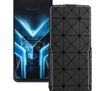 Купить - чехол для смартфона  Чехол-флип из экокожи для телефона Cubot X70 Черный ромб