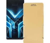 Купить - чехол для смартфона  Чехол-книга из экокожи для телефона Cubot X70 Бежевый