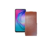 Купить - чехол для смартфона  Чехол-флип из экокожи для телефона Tecno Camon 15 Premier Коричневый